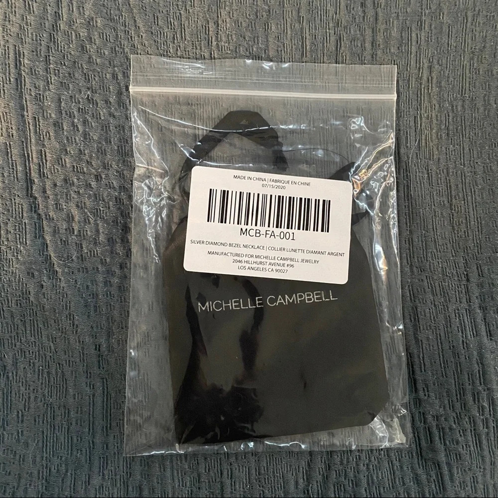 Michelle Campbell Diamond Bezel Necklace - Picture 4 of 4
